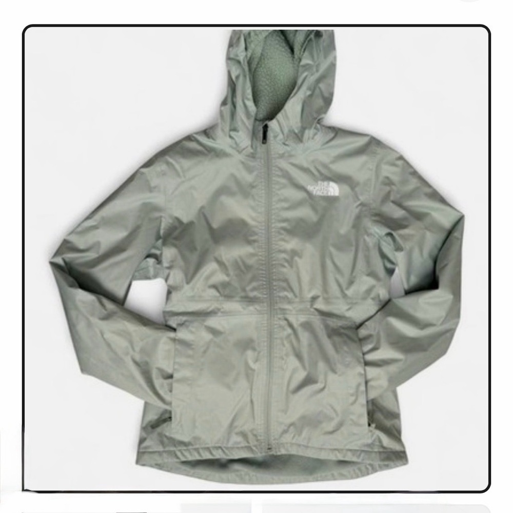 The North Face Mint Green Fleece-Lined Jacket - Picture 3 of 4